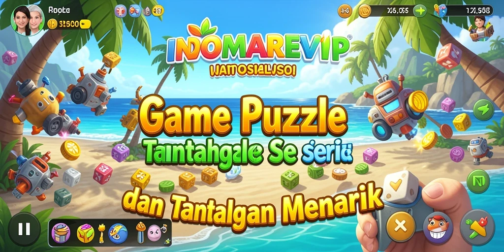 Tampilan menarik dari gameplay Puzzle di INDOMAREVIP.