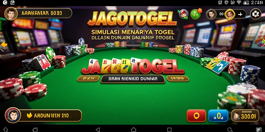 Tampilan gameplay JAGOTOGEL yang menarik dan interaktif.