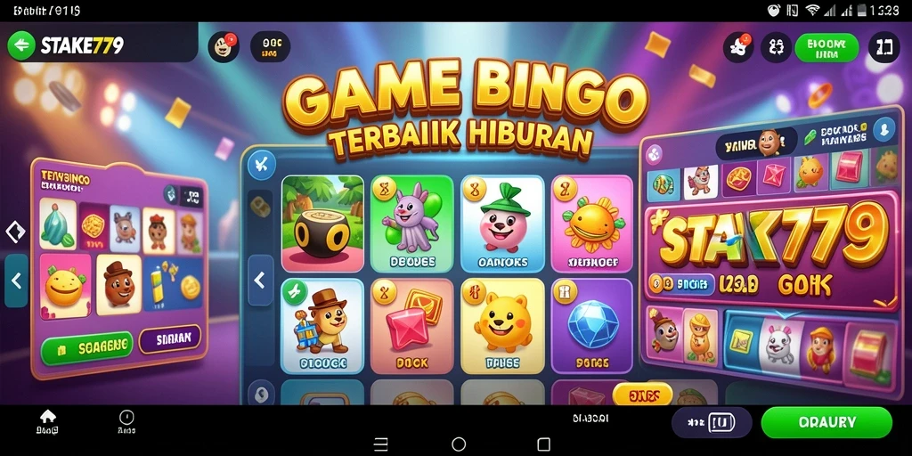 Tampilan permainan Bingo yang menarik dan interaktif di STAKE779.