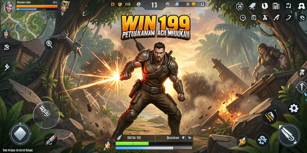 Tampilan gameplay WIN199 dengan aksi seru dan grafik menawan.