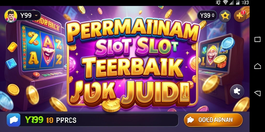 Tampilan gameplay Y89 yang menarik dengan tema Slot berwarna-warni.