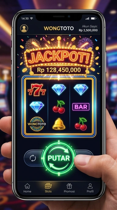 Screenshot fitur pencarian cepat di aplikasi wongtoto.